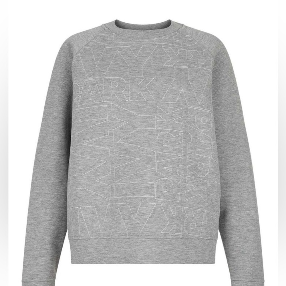 Topshop | asos IVY PARK by Beyonce grey quilted crewneck sweater S